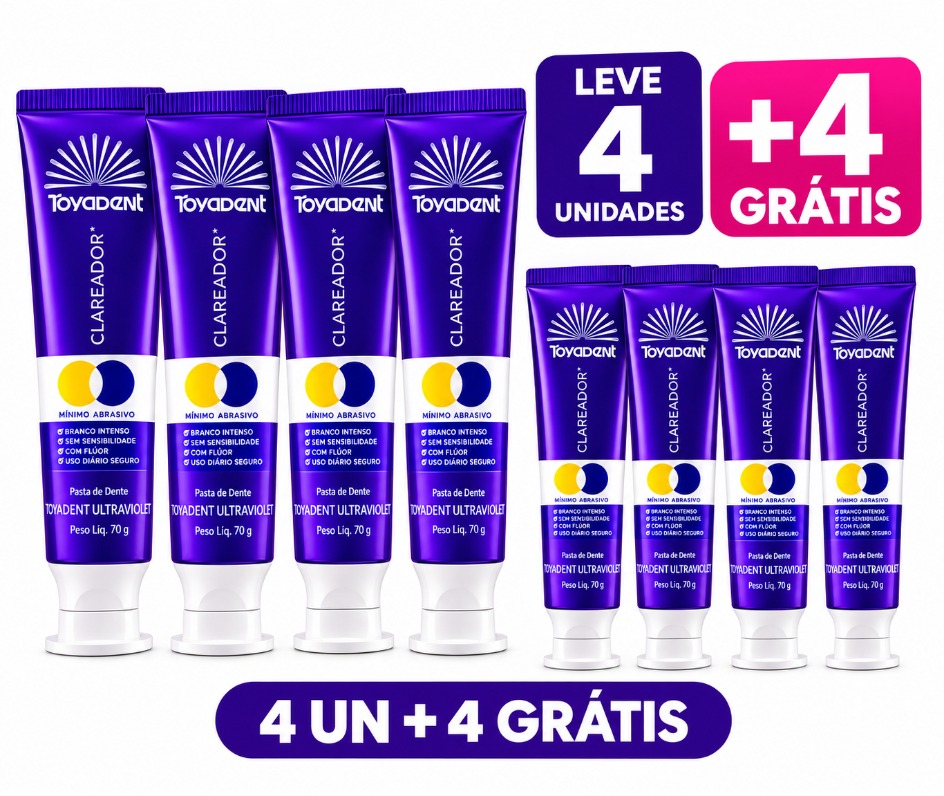 6 Tubos +4 GRÁTIS Toyadent